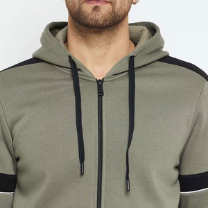 Survêtement décontracté 2-en-1 personnalisable pour homme, coupe régulière, en polaire tissée, respirant, sublimé, à capuche, pour l'hiver, vente en gros - Product Image 5