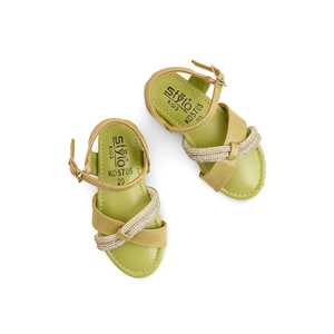PISTAGREEN Sandalias de tacón formal para niñas KD5705 - Product Image 1