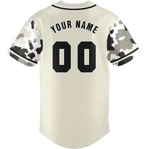 Maillot de softball CT67 en gros de haute qualité avec logo imprimé par sublimation, uniforme personnalisé de football et de baseball - Product Image 4