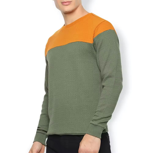 เสื้อสเวตเชิ้ตผู้ชายเนื้อนุ่ม ผ้าฟลีซ คอกลม แขนยาว ทรงหลวม สวมใส่สบาย เหมาะสำหรับฤดูหนาว ใช้ได้ทุกวัน - Product Image 3