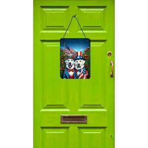 All American Great Pyrenees Wall Door Hanging Prints 12x16 Multicolor Aluminium Metal Sign for Kitchen Bathroom Plaque Home Decor - Product Image 2