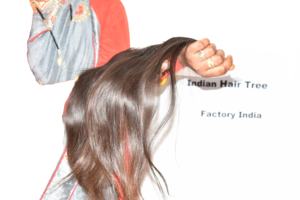 Extensiones de Cabello Humano de Alta Calidad, Suaves y Sedosas, Tejido Remy Indio, Color Natural Negro, en Venta - Product Image 4