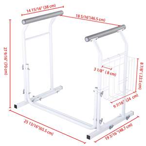 Équipement de sécurité pour salle de bain, barres de sécurité pour toilettes - Product Image 2