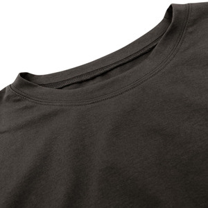 เสื้อยืดคอกลมทรงหลวม ปักโลโก้ แบรนด์ Manufacturer  คอหนา  ไหล่ตก  ทรงบ็อกซี่  แบบครอป  ออกแบบได้ตามสั่ง สำหรับผู้ชาย - Product Image 4