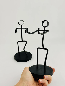 Sujetalibros de Hierro Tradicionales de Alta Calidad para Decoración Creativa de Estantes y Bodas, que Aportan Interés Visual y una Organización Estable de Libros - Product Image 3