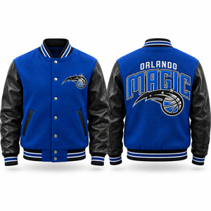 Chaquetas de Béisbol Universitarias con Logotipo Personalizado, Ropa de Equipo, Uniformes Escolares, Atuendos Universitarios, Estilo Casual para el Campus - Product Image 4