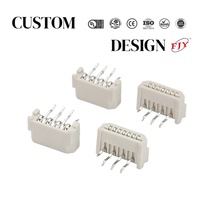 Connecteur DIP droit FPC FFC 1,25 mm, contact unique, angle droit, 4 à 30 broches, non verrouillable, prise 180 degrés pour carte PCB