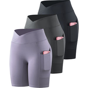 Shorts Deportivos de Compresión para Mujer, con Logotipo Personalizado, Degradado Tie Dye, Secado Rápido, Sin Costuras, Efecto Ombre, para Correr o Ciclismo - Product Image 4