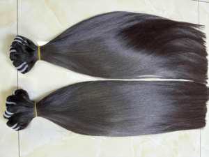 Grossistes Trame de Cheveux Humains Bouclés, Cheveux Humains Super Double Vague Dessinée Cheveux - Product Image 4