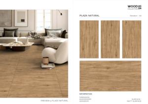 Carreaux de porcelaine mate contemporains de luxe 60x120 cm, format long, pour revêtements de sol et murs intérieurs résidentiels et commerciaux - Product Image 2