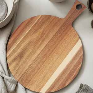 Tabla de Cortar de Madera Natural Premium, Tabla de Cortar de Alta Calidad, Tabla para Servir Queso, Hecha a Mano, Duradera, Utensilios de Cocina Prácticos - Product Image 6