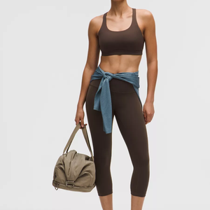 Comfortable Breathable Lightweight Wireless Yoga Running Sport <b>Bra</b> Medium Support Racerback Eco-Friendly Quick Dry Sweat-Wicking - Product Image 1