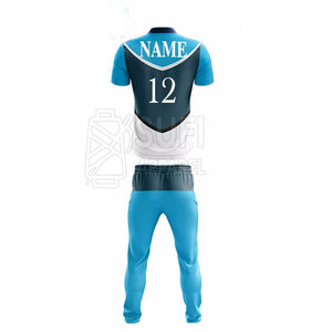 Ensemble de maillots et shorts de cricket légers et respirants, fabriqués en tissu anti-transpiration, coutures renforcées pour une durabilité accrue, personnalisable - Product Image 3