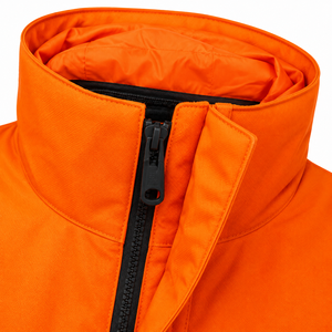 Chaqueta de Seguridad Reflectante de Alta Visibilidad, Resistente al Agua, Naranja Marino, Unisex, Ropa de Trabajo, Personalizable, OEM, Venta al Por Mayor, Impermeables Industriales - Product Image 5