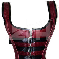 Corset sur mesure grande taille couleur personnalisée pour femme, idéal pour l'hiver, nouvelle collection 2026, sexy, en cuir, style gothique, avec baleines en acier, à porter par-dessus le buste
