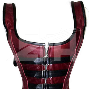 เสื้อคอร์เซ็ทสีตามสั่งสำหรับผู้หญิงไซส์พลัส  คอร์เซ็ทสำหรับใส่ในฤดูหนาว รุ่นใหม่ปี 2026  คอร์เซ็ทหนังเซ็กซี่สไตล์โกธิคแบบรัดตัว มีโครงเหล็กดันทรง - Product Image 4