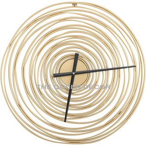 นาฬิกาแขวนผนังโลหะสไตล์โมเดิร์นยุโรปเรียบง่าย  แบบควอตซ์  ตกแต่งคริสตัล เหมาะสำหรับห้องนั่งเล่น - Product Image 2