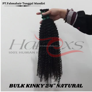 Offre Spéciale Premium Kinky Curly 100% cheveux humains vierges indonésiens Remy 8 "-30" faisceaux sans produits chimiques alignés sur les cuticules sans enchevêtrement - Product Image 6