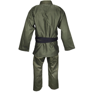 Nouvel arrivage : Ensemble d'uniformes de karaté en polyester 2026 à manches longues, légers, sur mesure, couleur unie - Product Image 2