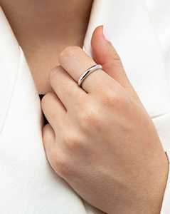 Anillos Apilables Minimalistas de Oro Sólido de 14K y 18K, Finos y Gruesos, para Uso Diario, Anillos de Boda, Fabricante, Venta al Por Mayor - Product Image 3