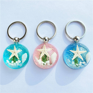 Porte-clés Monde Sous-Marin en Résine Étoile de Mer Ambre – Bijou Fantaisie Mignon et Tendance, Idéal Cadeau - Product Image 6