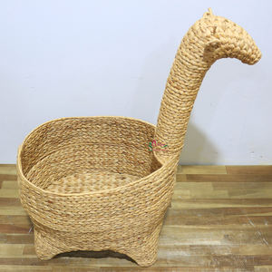 Artex Dong thap ตะกร้างานฝีมือทำด้วยมือเป็นมิตรต่อสิ่งแวดล้อมสำหรับตกแต่งด้วยน้ำผักตบชวาสานมือสำหรับไลฟ์สไตล์สีเขียวที่ทันสมัย - Product Image 5