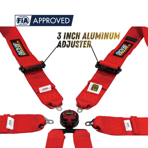 Certifié FIA 8853 2016, ajusteur en aluminium de 3 pouces, réglage rapide, quincaillerie de ceinture de sécurité, OEM ODM, logo personnalisé, vente en gros, fabriqué à Taïwan - Product Image 4