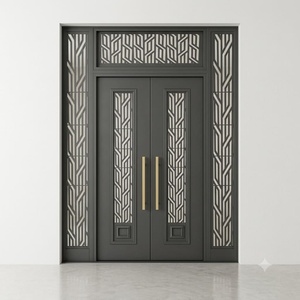Royal Luxury Premium Custom Steel <b>Swing</b> Anti-Theft Victorian Design Powder-coated Weather Resistant Elegant Entryway for - Product Image 1