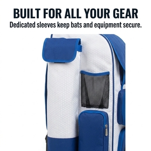Sac de sport pour bâtons de baseball en gros, sac de sport pour baseball, fournisseur de logo personnalisé, plusieurs compartiments, équipement sportif pour jeunes et adultes - Product Image 6