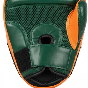 Best Quality White Gold Boxing <b>Focus</b> <b>Pads</b> Pu Leather Curved Target <b>Pads</b> for Training Sparring MMA Muay Thai Kickboxing <b>Focus</b> Mit - Product Image 6