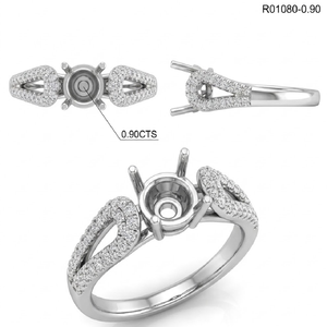 Prix usine gracieux belle Design18k or blanc massif VS SI diamant Solitaire bijoux bagues de fiançailles pour mariage - Product Image 6