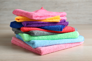 Serviettes de nettoyage en microfibre super douces et absorbantes, torchons de cuisine à séchage rapide, chiffons de cuisine en microfibre, chiffons à vaisselle en coton - Product Image 5