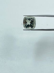 Pierre précieuse naturelle d'améthyste verte de qualité supérieure, pierre brute, 15,34 carats, 12 mm, taille coussin, couleur verte, pour la fabrication de bijoux - Product Image 3