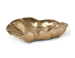 Cuenco de metal y para servir al por mayor, cuenco y vajilla decorativos de aluminio dorado personalizados, bandeja de fruta de aluminio de lujo para el hogar y la cocina - Product Image 1