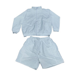 Nylon Winter Eco-Friendly Tracksuit Windbreaker Short Set Hooded Lightweight Regular Fit - Product Image 3