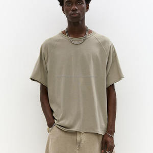 Camiseta de algodón estampada con logo de cuello redondo de gran tamaño estilo Hip Hop Vintage para hombre de nuevo diseñador - Product Image 3