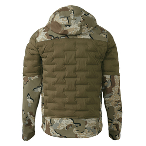 Veste de chasse pour homme en toile softshell 100% acrylique respirante antibactérienne à manches longues avec capuche pliable coupe-vent - Product Image 2