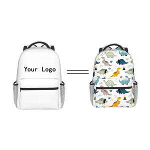 Blank Polyester Sublimation Backpack Custom Logo School Bag Travel Laptop Backpack Supplier Wholesale Bulk SBP-0074 - Product Image 2