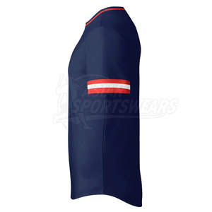 Quick Dry Material Baseball Jersey Short <b>Button</b> Design Athletic Comfort Team Training Session Ready Wear Lightweight Breathable - Product Image 3