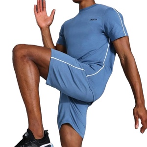 Nuevos conjuntos de pantalones cortos para hombre, camiseta de manga corta y pantalones cortos, conjunto de chándal, ropa de marca transpirable para hombre, conjuntos de 2 piezas 2026 - Product Image 2