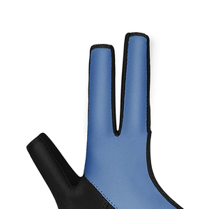 Guantes de billar de 3 dedos con cierre de gancho y bucle de alta calidad OEM, guantes de snooker de la mejor calidad disponibles a un precio competitivo. - Product Image 4