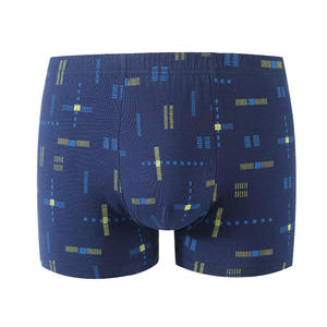 Calzoncillos bóxer de algodón puro para hombre, de tiro medio, estampados multicolor, transpirables, de ajuste holgado, talla grande, venta al por mayor - Product Image 5