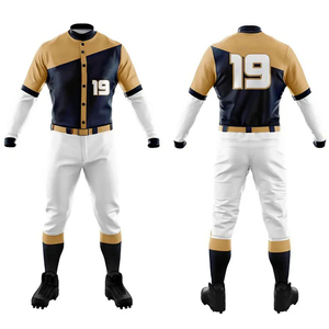 Uniformes de baseball, maillots de softball personnalisés avec logo, anti-boulochage et séchage rapide, qualité supérieure, faible MOQ et OEM - Product Image 1