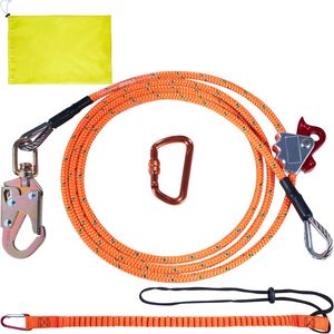 Moschettone in Acciaio Legato per Arboricoltura, Flipline 1/2" x 8FT, Attrezzatura da Arrampicata, Moschettone in Lega di Alluminio - Product Image 2