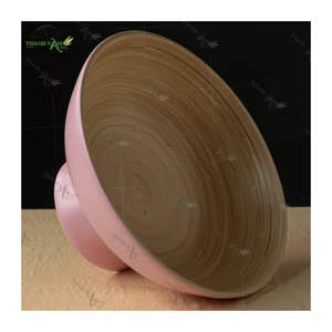 Elegante Juego de Bandejas de Bambú con Diseño de Madera, Ecológico, Apto para Microondas, Vajilla para Decoración del Hogar y la Cocina, de Vietnam - Product Image 3