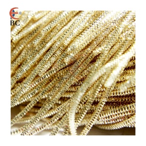 French Metallic Zardozi Bullion <b>Wire</b> for Hand Embroidery on Curtains Decorations Garments Cellphones-Use Rough Bullion <b>Wire</b> Purl - Product Image 5