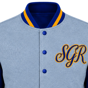 Blouson Bomber Femme Sigma Gamma Rho, Style Universitaire Personnalisé, Logo Brodé, Léger, Décontracté, Streetwear - Product Image 3