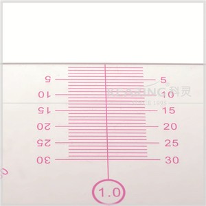 Kearing-Regla octogonal de plástico con forma de chismes, Impresión de sándwich, tamaño de medición, grado, diseño de moda, costura artesanal # P808 - Product Image 3