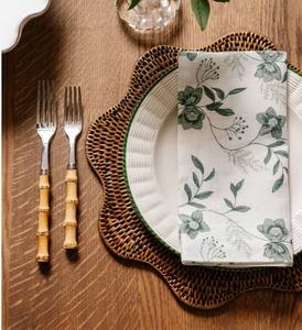 Set de table en rotin tressé de haute qualité, écologique, classique, en forme de fleur, tissé à la main, couleur personnalisable, meilleur choix pour la salle à manger - Product Image 3
