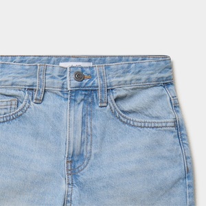 Pantalones Cortos Bermuda de Mezclilla Triple Stone para Niños, Corte Regular, 100% Algodón, Transpirables, de Secado Rápido, Ecológicos, con Cierre de Cremallera y Múltiples Bolsillos - Product Image 6
